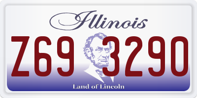 IL license plate Z693290