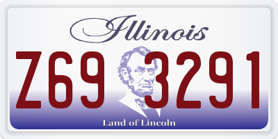 IL license plate Z693291