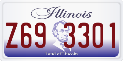 IL license plate Z693301