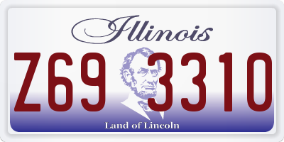 IL license plate Z693310