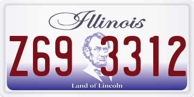 IL license plate Z693312