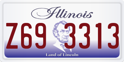 IL license plate Z693313
