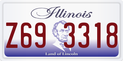 IL license plate Z693318