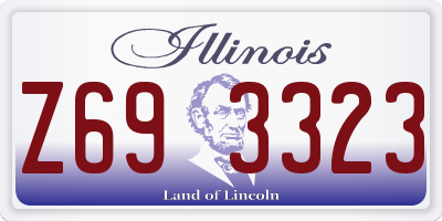 IL license plate Z693323