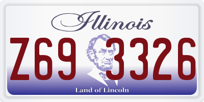IL license plate Z693326