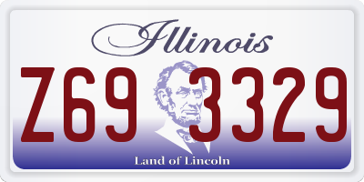 IL license plate Z693329
