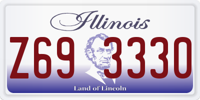 IL license plate Z693330
