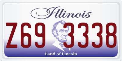 IL license plate Z693338