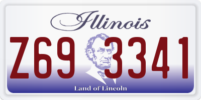 IL license plate Z693341