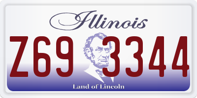 IL license plate Z693344