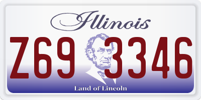 IL license plate Z693346