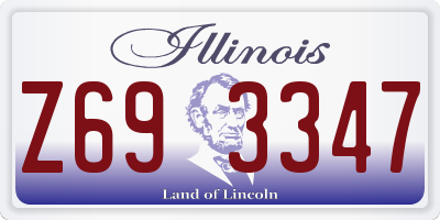 IL license plate Z693347