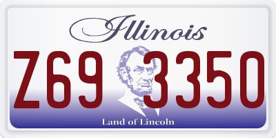 IL license plate Z693350