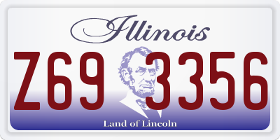 IL license plate Z693356