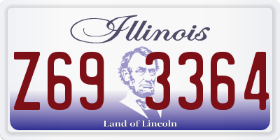IL license plate Z693364