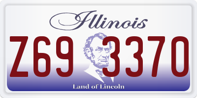 IL license plate Z693370
