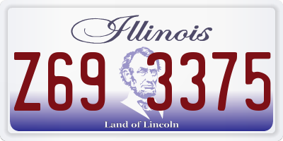 IL license plate Z693375