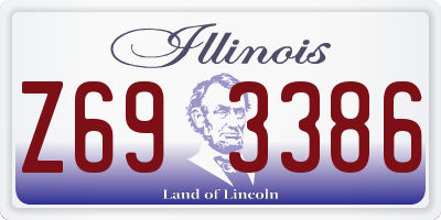 IL license plate Z693386
