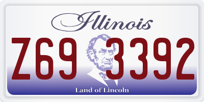 IL license plate Z693392