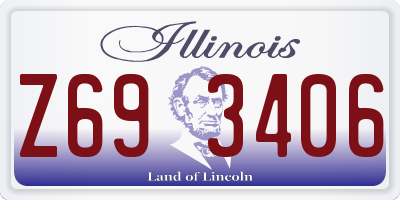 IL license plate Z693406