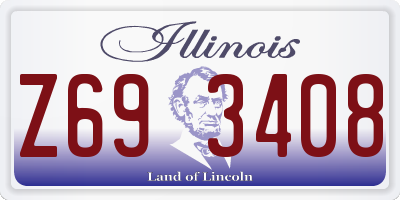 IL license plate Z693408