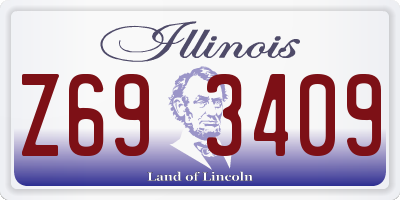 IL license plate Z693409