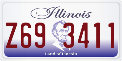 IL license plate Z693411