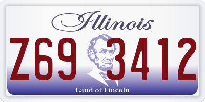 IL license plate Z693412