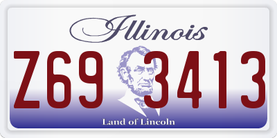 IL license plate Z693413