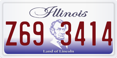 IL license plate Z693414