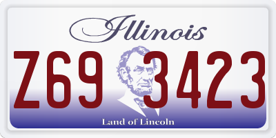 IL license plate Z693423