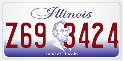 IL license plate Z693424