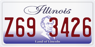 IL license plate Z693426
