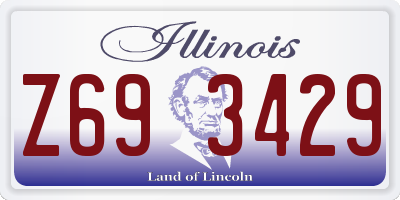IL license plate Z693429