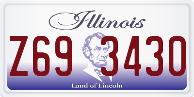 IL license plate Z693430