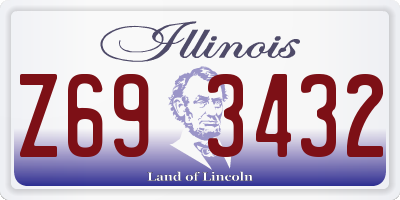 IL license plate Z693432