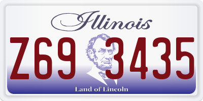 IL license plate Z693435