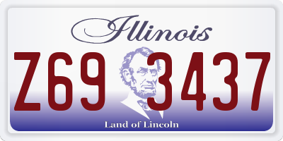 IL license plate Z693437