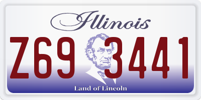 IL license plate Z693441
