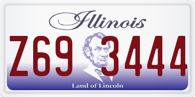 IL license plate Z693444