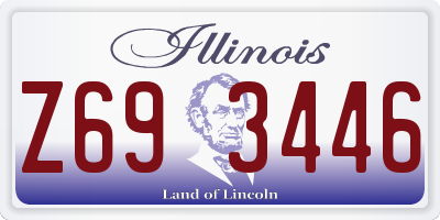 IL license plate Z693446