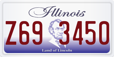IL license plate Z693450