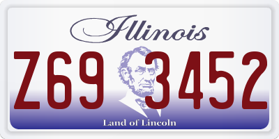IL license plate Z693452