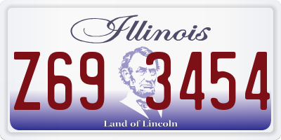 IL license plate Z693454