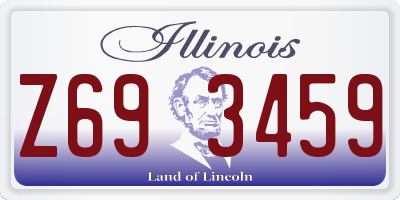 IL license plate Z693459