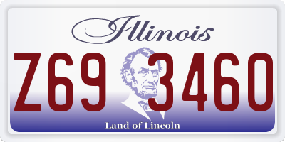 IL license plate Z693460