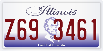IL license plate Z693461