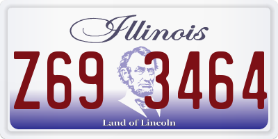 IL license plate Z693464