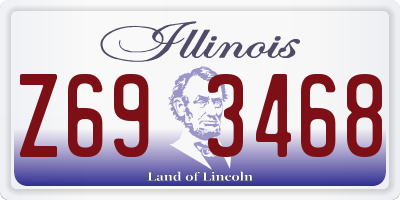 IL license plate Z693468