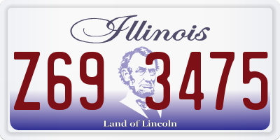 IL license plate Z693475